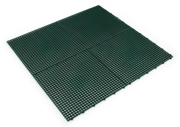 Plastová dlažba Linea Flextile 39,5 x 39,5 x 0,8 cm, zelená