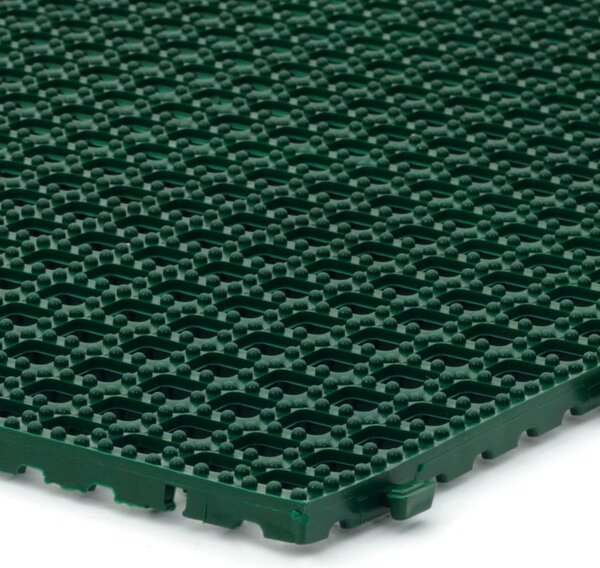 Plastová dlažba Linea Flextile 39,5 x 39,5 x 0,8 cm, zelená