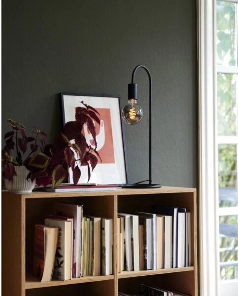 Nordlux - Stolová lampa PACO 1xE27/25W/230V čierna