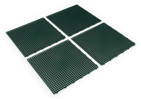 Plastová dlažba Linea Flextile 39,5 x 39,5 x 0,8 cm, zelená