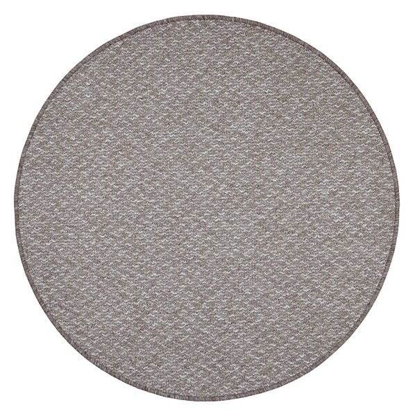 Vopi koberce Kusový koberec Toledo béžovej kruh - 100x100 (priemer) kruh cm