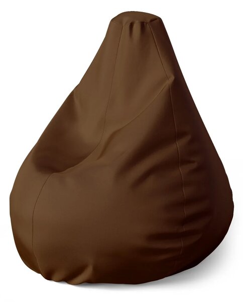 Sablio Sedací vak Pear Čokoládovohnedá - 70 x 95 x 15 cm