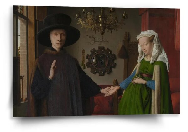Sablio Obraz Svadba manželov - Jan van Eyck - 60x40 cm