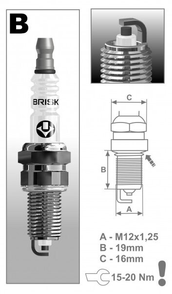 Sviečka BR14YC