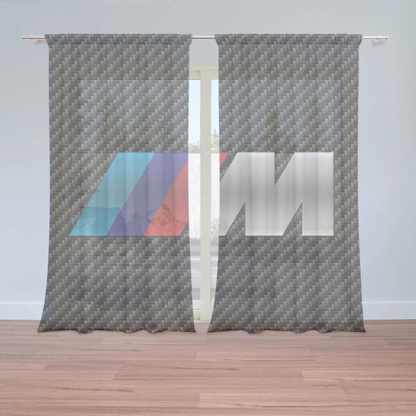 Sablio Záclony MPERFORMANCE Karbón: 2ks 150x250cm