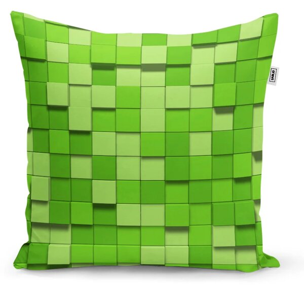 Sablio Vankúš Green Blocks 3D - 40x40 cm