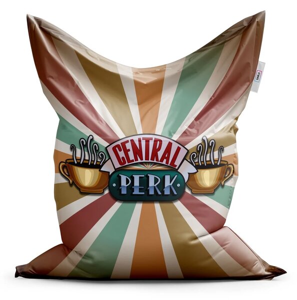 Sablio Sedací vak Seriál Priatelia CENTRAL PERK Abstrakcia - 150x100 cm
