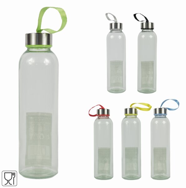 Sklenená fľaša SHIPPA 500 ml - viac farieb