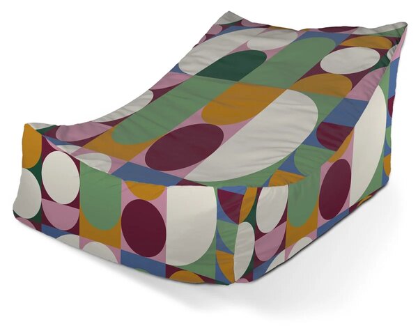 Sablio Sedací vak Lounge Farebná rovnováha - 80 x 95 x 50 cm