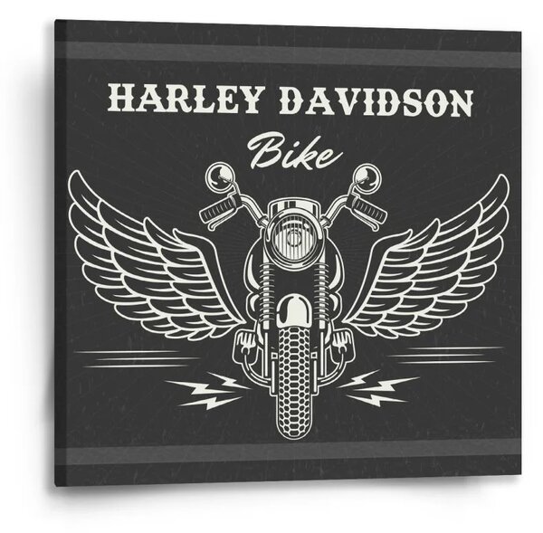 Sablio Obraz Harley-Davidson S krídlami - 50x50 cm