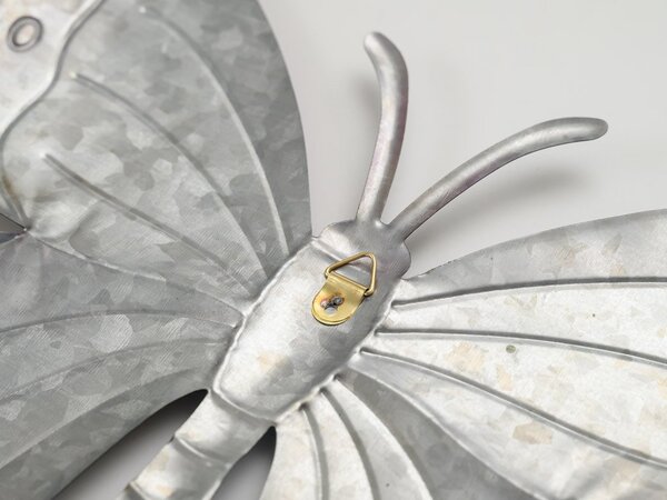 Nástenná kovová dekorácia motýľ BUTTERFLY 40 cm - viac farieb Farba: Fialová
