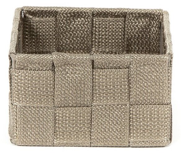Úložný organizér Compactor TEX 12 x 12 x 7 cm, hnedá