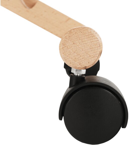 KONDELA Ergonomická kľakačka, krémová/buk, GROCO
