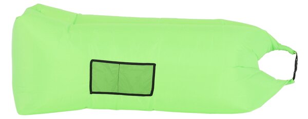 KONDELA Nafukovací sedací vak/lazy bag, zelená, LEBAG