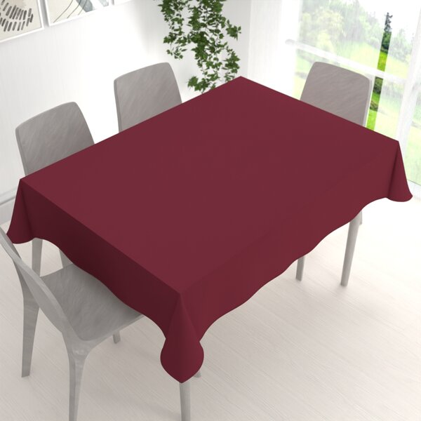 Biante Dekoračný obdĺžnikový obrus Rongo RG-044 Tmavé bordó 50x100 cm