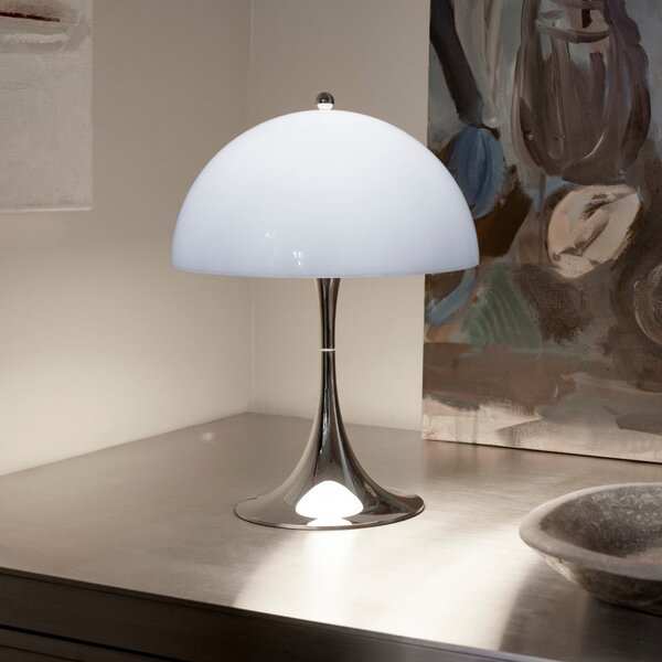 Prenosná lampa Panthella 250, Original Opal blue grey – Louis Poulsen