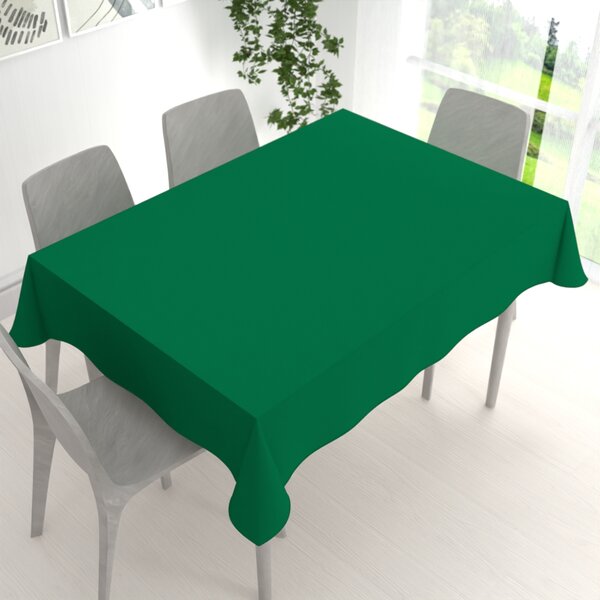 Biante Dekoračný obdĺžnikový obrus Rongo RG-056 Zelený 50x100 cm