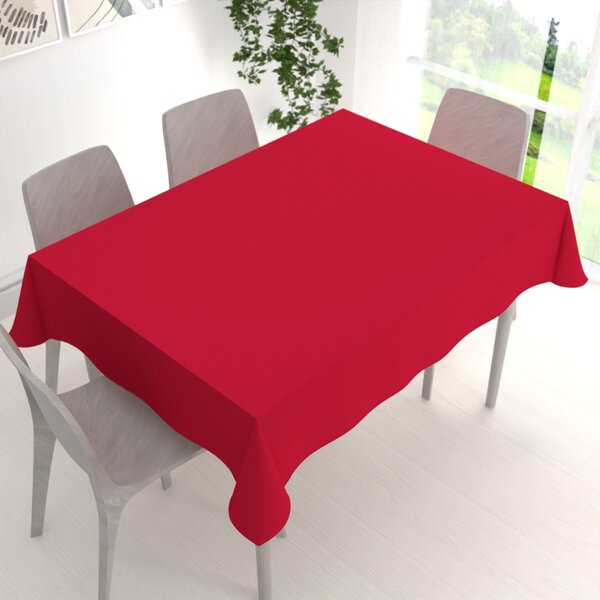 Biante Dekoračný obdĺžnikový obrus Rongo RG-060 Červený 50x100 cm