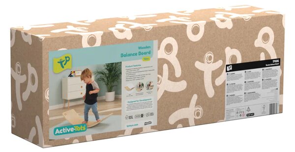 Drevená balančná doska TP Active-Tots Pikler Style - certifikovaná FSC®