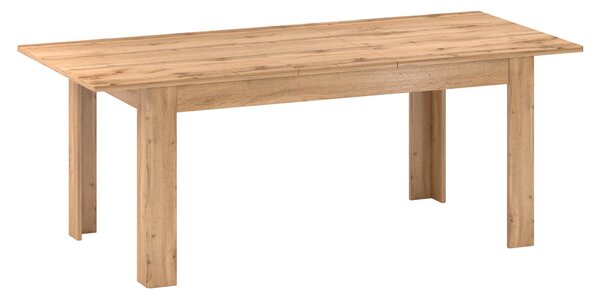 KONDELA Rozkladací jedálenský stôl, dub apalačský, 160-200x90 cm, PUSAN S