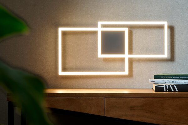 STROPNÉ LED SVIETIDLO, 49/24,5/5 cm Boxxx - Interiérové svietidlá