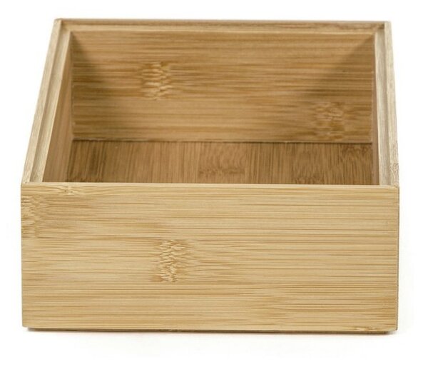 Organizér Compactor Bamboo Box, 22,5 x 15 x 6,5 cm, prírodné drevo