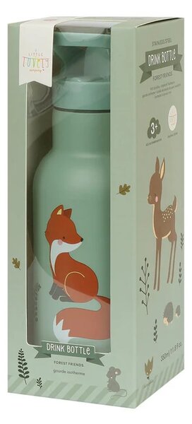 A Little Lovely Company Nerezová fľaša 350ml - Kamaráti z lesa