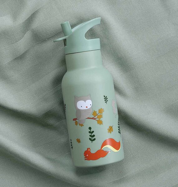 A Little Lovely Company Nerezová fľaša 350ml - Kamaráti z lesa