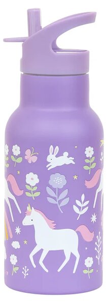 A Little Lovely Company Nerezová fľaša 350ml - Jednorožci