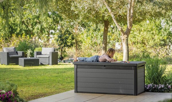 Úložný box AMPEZZO 570L | sivá