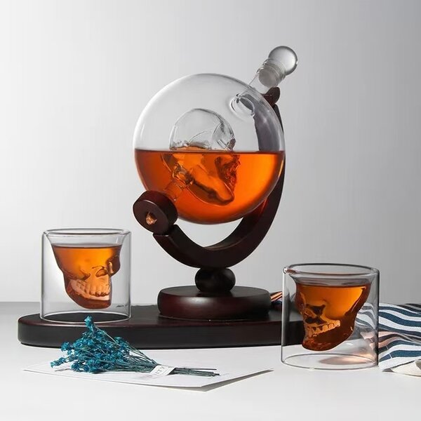 Darčeková sada na Whiskey poháre, decanter 850ML Lepka