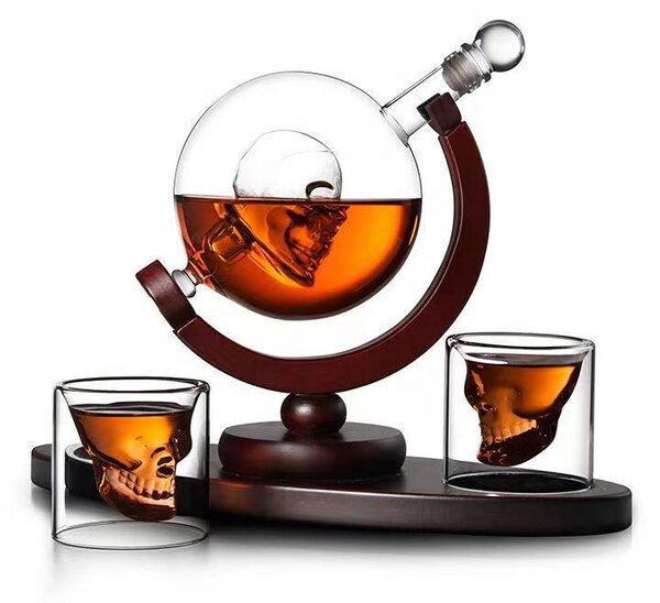 Darčeková sada na Whiskey poháre, decanter 850ML Lepka