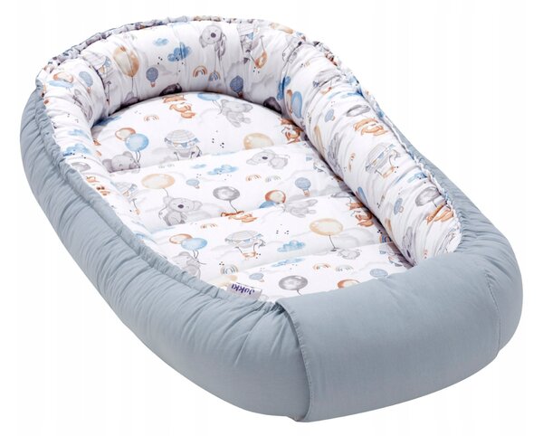 Jukki Baby hniezdo do postieľky XXL Farba: lietadlo