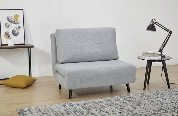 ROZKLADACIE KRESLO, textil, svetlosivá Ti'me - Kreslá