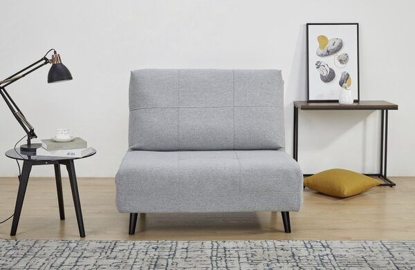 ROZKLADACIE KRESLO, textil, svetlosivá Ti'me - Kreslá
