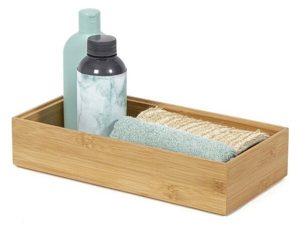 Organizér Compactor Bamboo Box, 30 x 15 x 6,35 cm, prírodné drevo