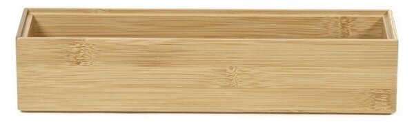 Organizér Compactor Bamboo Box, 30 x 7,5 x 6,35 cm, prírodné drevo