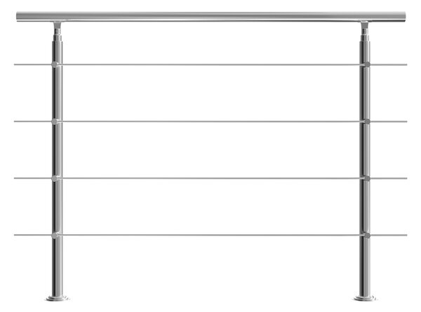 Schodiskové zábradlie 4 vzpery - 150cm