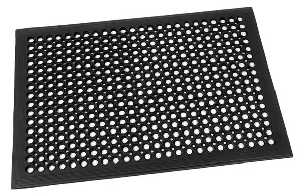 Gumová čistiaca rohož Dirt Catcher 60 x 90 x 1,4 cm, čierna