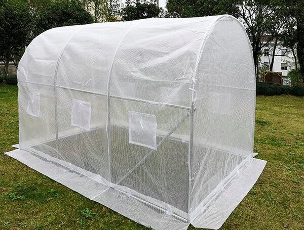 Záhradný fóliovník 2,5x5m BIELY + darček