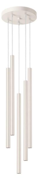 Sollux SL.1516 - Luster na lanku PASTELO 5xG9/8W/230V krémová