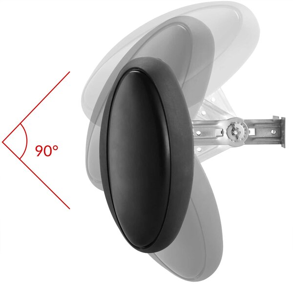 Sálavý ohrievač so stojanom - čierny