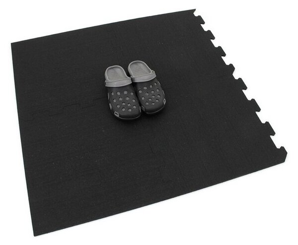 Dlažba FitFlo SF1050 95,6 x 95,6 x 1,6 cm - roh, čierna