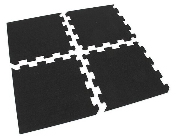 Dlažba FitFlo SF1050 95,6 x 95,6 x 1,6 cm - roh, čierna