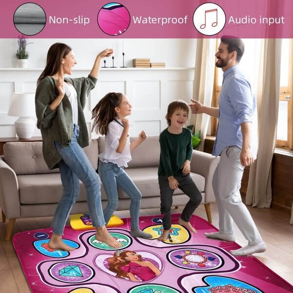 Hudobná podložka Dancing Challenge dotyková hudobná hracia podložka ružová - CAB Toys
