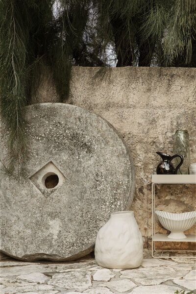 Dekoratívna misa Fountain Centrepiece Off White