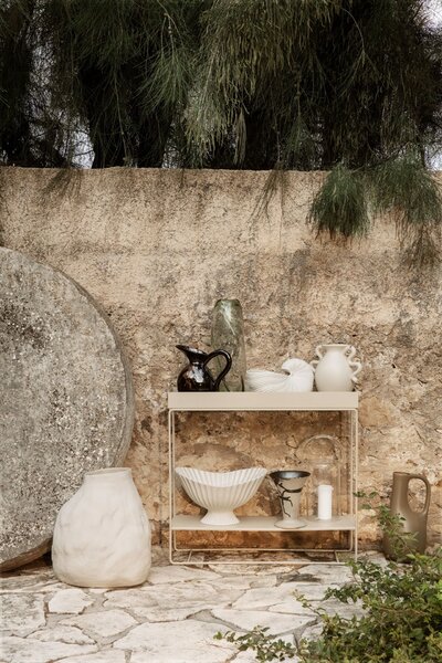 Dekoratívna misa Fountain Centrepiece Off White