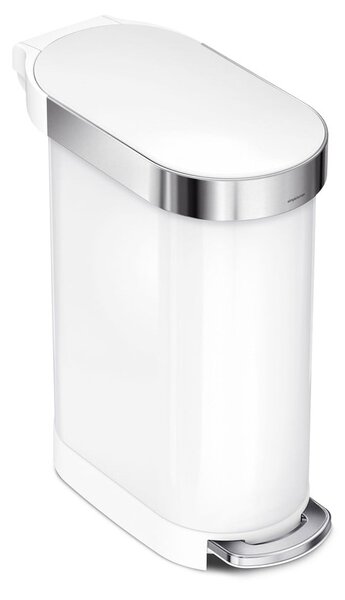 Pedálový oceľový odpadkový kôš 45 l - simplehuman