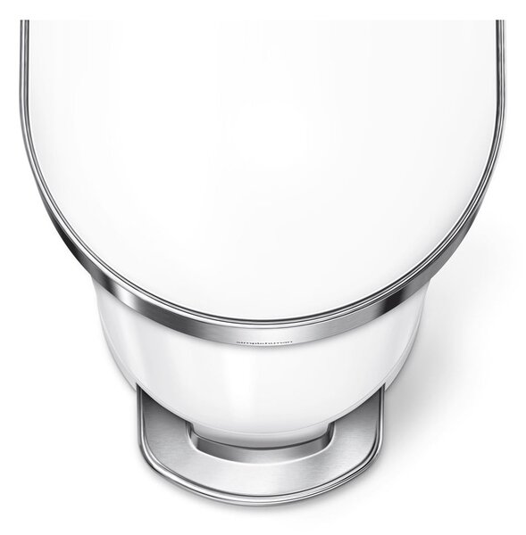 Pedálový oceľový odpadkový kôš 45 l - simplehuman