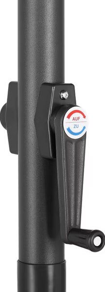 Záhradný slnečník Fiji Ø200 cm - antracit